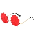 thumbnail image 2 of Lovely Shell Gafas de sol sin montura para mujer Regalo Fiesta al aire libre rojo Yuyangstore Gafas de sol, 2 of 8