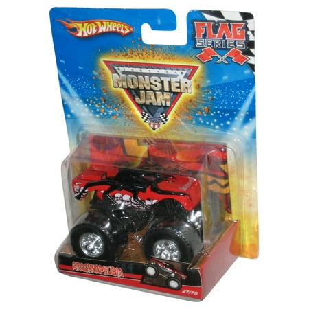 Hot Wheels Monster Jam Flag Series (2009) Red Arachnaphobia Toy Truck 27/75