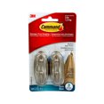 thumbnail image 1 of Command™ Hooks 17036BN-2EF, Brushed Nickel, Large, 2 Hooks/4 Strips/Pack, 1 of 8