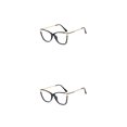 thumbnail image 3 of Qarigey Moda Cat's Eye Glasses Anti Blue Light Gafas transparentes Computer Luxury Big Frame Spectacles Light black Negro luz 2piezas, 3 of 6