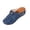 Blue, variant on Women Chain Accent Backless Mule Shoes Slip On Comfortable Footwear For Office Work Daily Casual Outdoor Activities