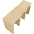 thumbnail image 6 of Meridian Furniture June White Oak Console Table, 6 of 9