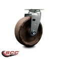 thumbnail image 2 of 6 Inch High Temp Glass Filled Nylon Wheel Swivel Caster with Roller Bearing SCC, 2 of 2