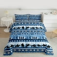 thumbnail image 2 of Castle Fairy Female Men Women Western Cowboy Bedding Comforter Set 2pcs,Tribal Aztec Twin Comforter Sets Microfiber,Lodge Cabin Breathable Bedding Set,Luxury Bedroom Decor, 2 of 8