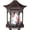Dark Wood Grain, variant on Chinese Lantern Diffuser Night Light 160ml Dual Mist Warm Cool LED Dark Wood for HomeLight Wood Grain