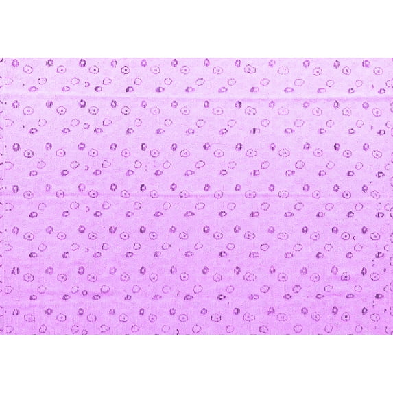 Ahgly Company Indoor Rectangle Solid Purple Modern Area Rugs, 4' x 6'