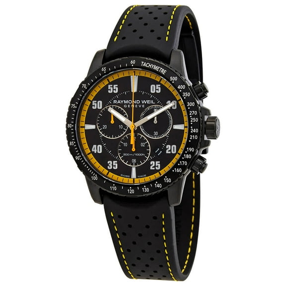 Raymond Weil Tango 300 Chronograph Quartz Black Dial Men's Watch 8570-BKR-05275
