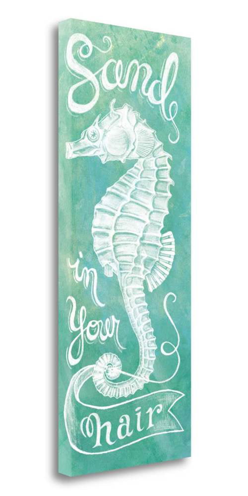 Sea Horse Giclee Stretched Canvas Artwork 12 x 30 Global Gallery Mary Urban 