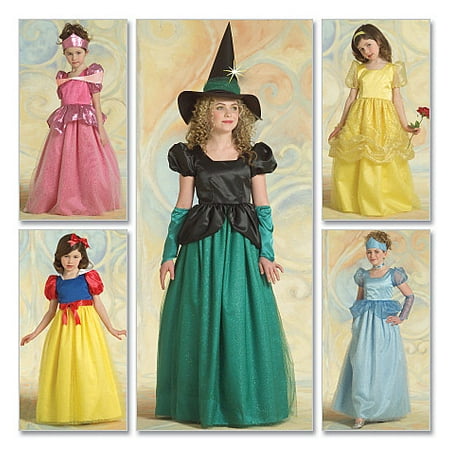 Children's/Girls' Princess and Witch Costumes-CHJ (7-8-10-12-14) *SEWING PATTERN*