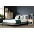 thumbnail image 4 of South Shore Fusion Complete Upholstered Bed, Queen size, Soft Gray, 4 of 12