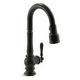 thumbnail image 2 of KOHLER Artifacts® Pull Down Kitchen Sink Faucet with Single Hole Install and Lever Handle, and 3-Function sprayhead Featuring Sweep and BerrySoft Spray, K-99261-VS, 2 of 2