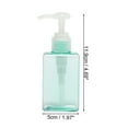 thumbnail image 4 of Unique Bargains 1 Pc Simple Square Soap Pump Dispenser for Bathroom Laundry Rooms 100ml Clear Lake Blue, 4 of 6