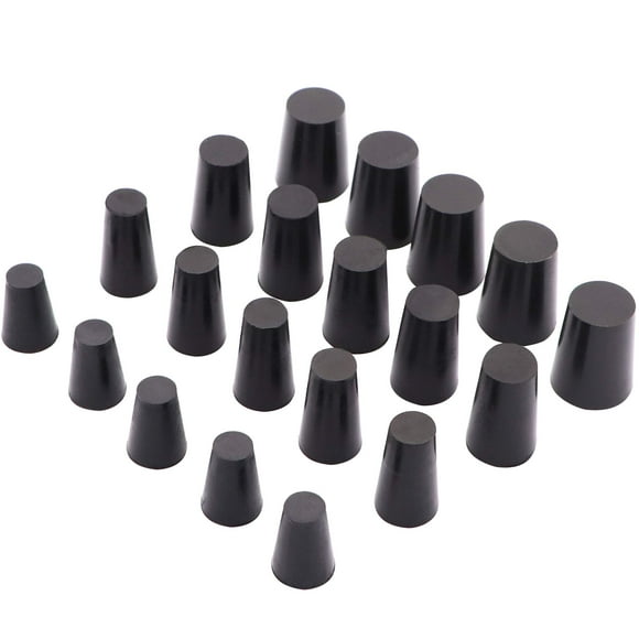 Kit de 40 Pcs de Caoutchouc Silicone Haute Température 3/8 Pouces à 3/4 Pouces, Revêtement en Poudre, Fournitures de Peinture Personnalisées