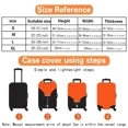 thumbnail image 3 of Luggage Cover Luggage Compartment Protective Cover for18-32 Inch Wear Resistant Dust Covers Durable Travel Case Covers Travel deer XL, 3 of 6