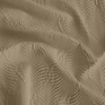 thumbnail image 2 of OVZME Ivy Embossed Taupe Curtains 84 Inch Length 2 Panels Set,Elegant Modern 3D Embossed Fall Leaf Textured Farmhouse Curtains for Nursery Light Filter Room Darkening Grommet Window Drapes,52"Wx84"L, 2 of 7