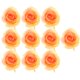thumbnail image 2 of 10pcs Cabezas de Flor Seda Artificial para Decoración champán, 2 of 9
