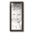 thumbnail image 2 of ArtToFrames 7x17" Brown Rustic Picture Frame, Brown Wood Poster Frame, with Regular Glass and 2 (FBPL-4844), 2 of 8