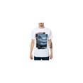 thumbnail image 1 of Fly Society Mens The Layin' Out Graphic T-Shirt, White, Small, 1 of 1