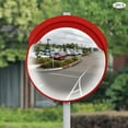 thumbnail image 4 of Miumaeov 2Pcs 24" Convex Traffic Mirror Outdoor Security Mirror For Wide Angle Blind Spot Corner Road Parking Safety, 4 of 21