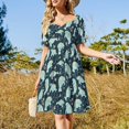 thumbnail image 3 of Oh the Hue-Manatee: Teal Sleeveless Dress wedding dresses for woman Bride dresses, 3 of 6
