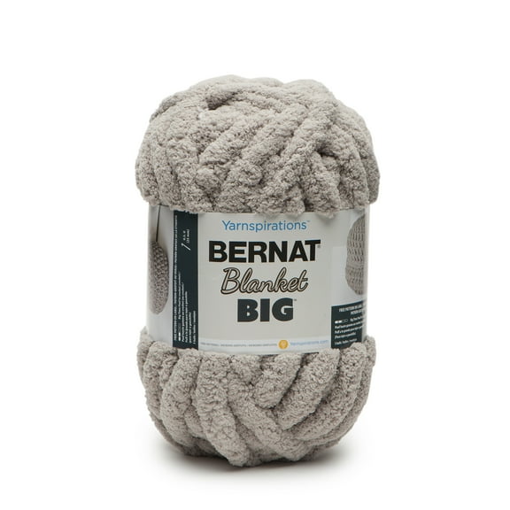 Bernat Blanket Big Jumbo Blanket Polyester Yarn, 32 Yards, 12 Pack