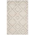 thumbnail image 2 of SAFAVIEH Arizona Basil Geometric Shag Area Rug, Ivory/Beige, 3'2" x 5', 2 of 10