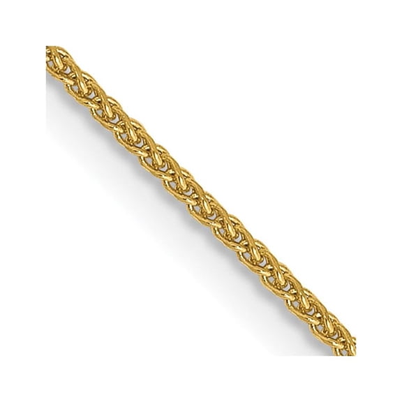 TheJewelryHut Designer 14k 1.05mm D/C Spiga with Spring Ring Clasp Chain