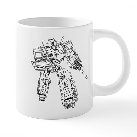 CafePress - Optimus Prime Mugs - 20 Oz White Ceramic Mega Mug