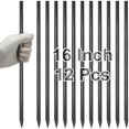 thumbnail image 1 of Estacas para hormigón molido VVOKGO de 40 cm (12 unidades), 1 of 6