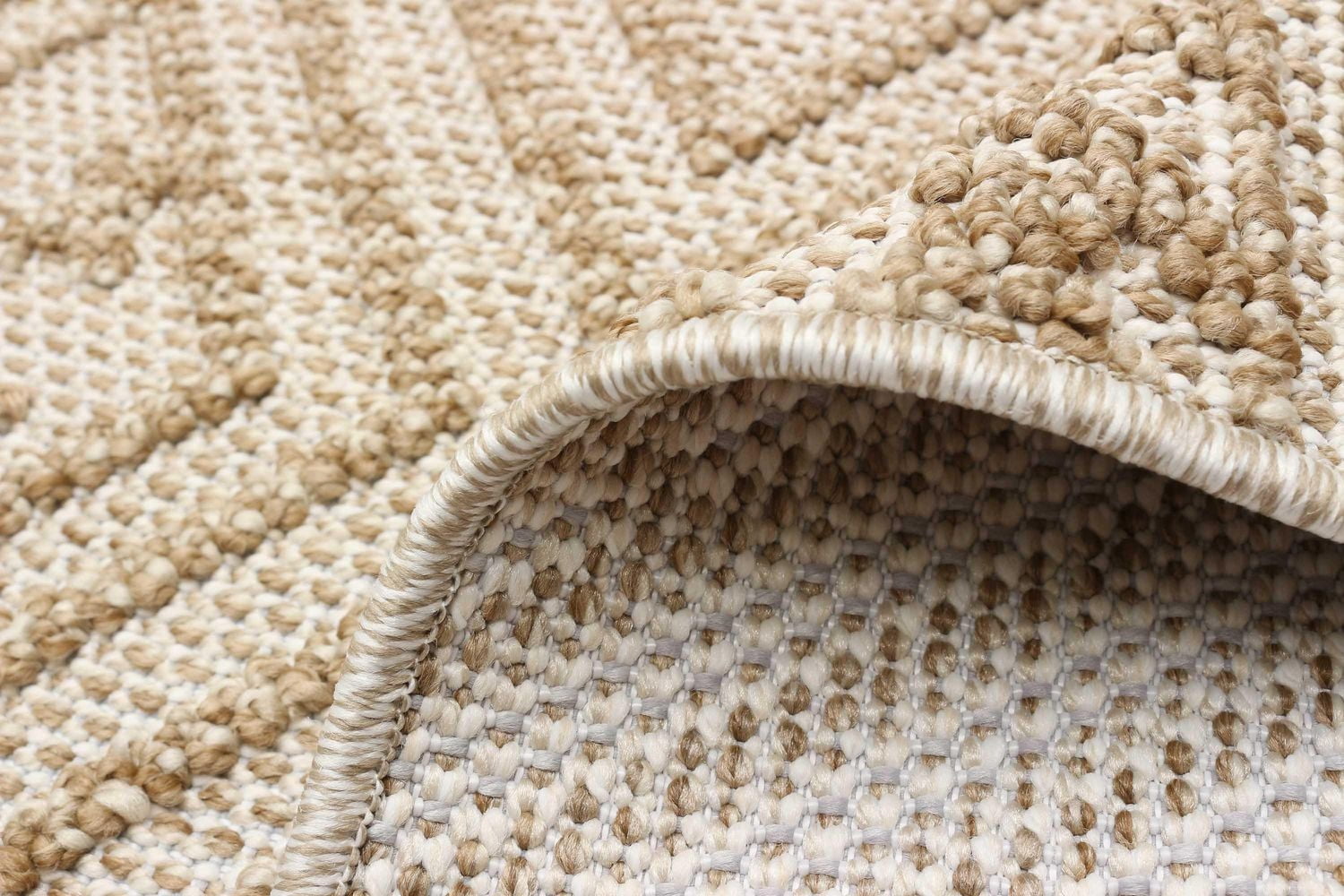 ECARPET Jute Style Area Rug for Bedroom, Living Room, Dining Room Hampshire Collection