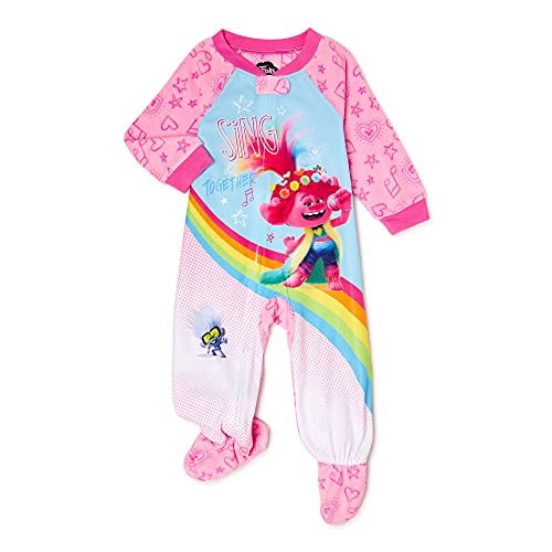 Dreamweave Trolls Baby & Toddler Girls Blanket Sleeper, Sizes 12M5T