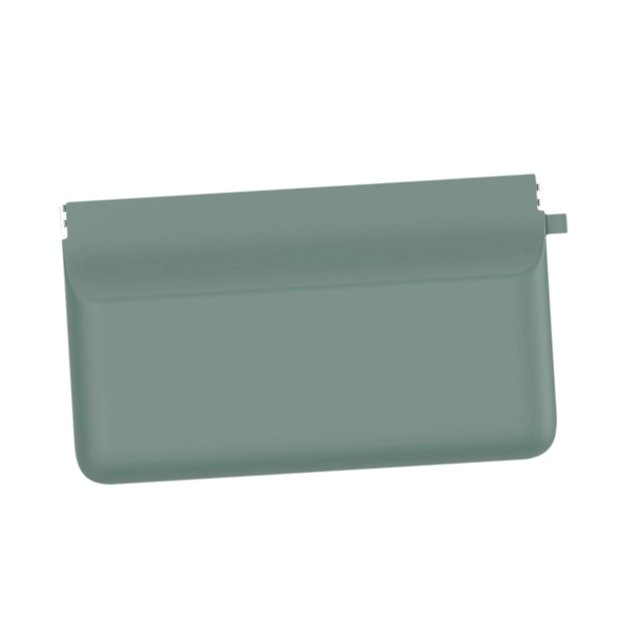 Bolsa de maquillaje pequeña, bolsa de cosméticos de bolsillo, bolsa reutilizable con cierre automático para auriculares, tarjeta de crédito, gafas de Verde L
