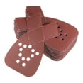 thumbnail image 1 of Unique Bargains 40 Packs 600 Grits 12 Holes Hook & Loop Sandpapers Triangular Sanding Pads Sheets with Extra Tips, 1 of 6