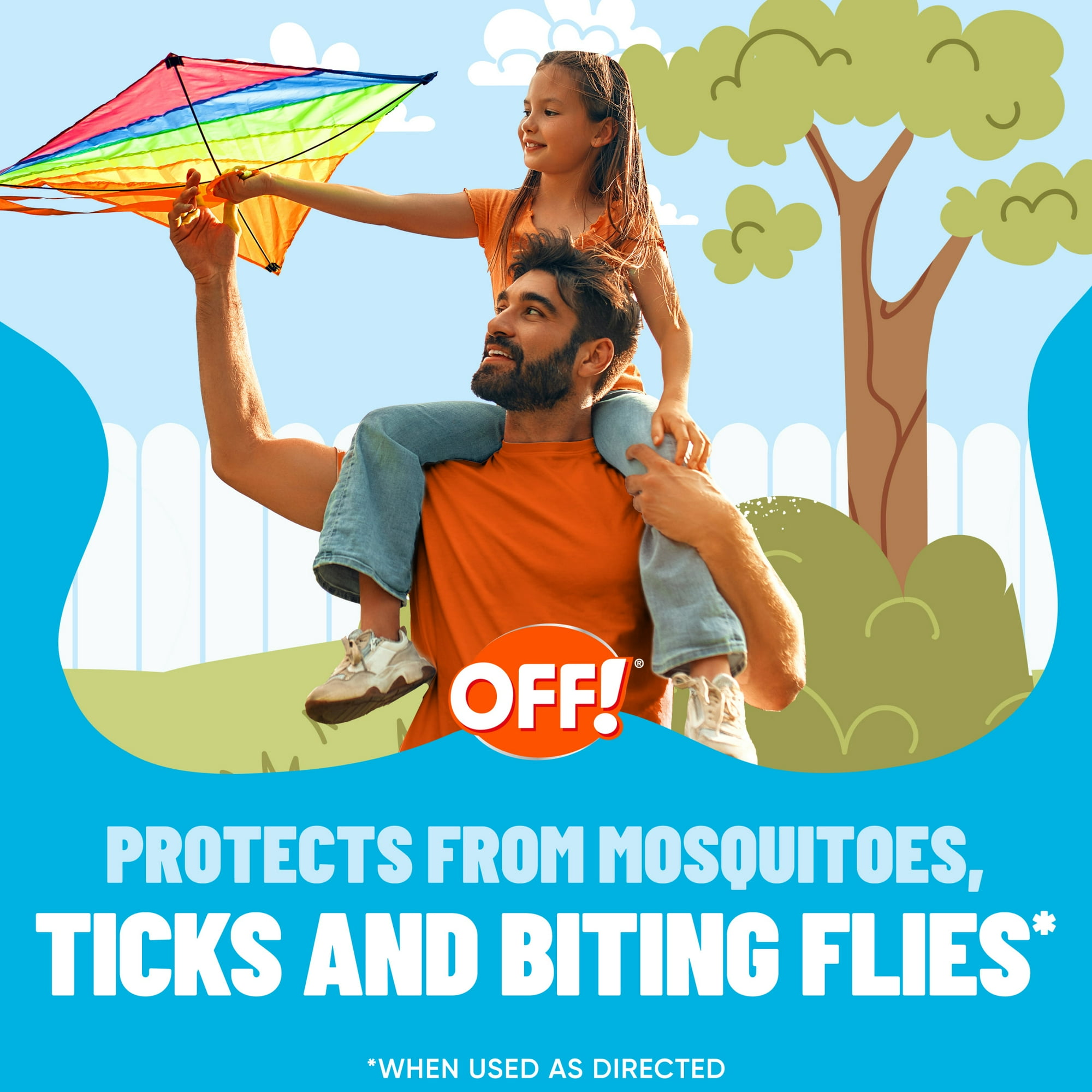 OFF! Picaridin Insect Repellent Spritz for Adults & Kids, Fragrance-Free, Deet Free Bug Spray for Everyday Protection from Mosquitoes, Travel Essentials, 4 oz