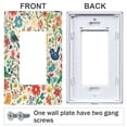 thumbnail image 3 of Yayeee Rocker Switch Wall Plate 3-Gang 6.5"x4.6" Home Decorative Outlet Cover, Cartoon Animals, 3 of 6