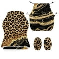 thumbnail image 2 of Xoenoiee Leopard Marble Pattern Game Chair Cover with 1 Pair Armrest Cover, Anti-Scratch Protection Rotating Chair Slipcovers, Stretchy Covers for Racing Gaming Chair, 2 of 7