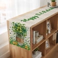 thumbnail image 6 of Table Runners 108 Inches Long Dress Scarves, St. Patrick's Day Farmhouse Coffee/Dining/Kitchen Table Runner for Living Room, Farmhouse Green Lucky Clovers Coin 13x108 Inch, 6 of 9