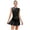 Black, variant on Choomomo Women's Lyrical Dance Dress Sleeveless Ruched Ballet Leotard Dress Modern Contemporary Dance Dresses Black S