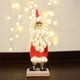 thumbnail image 2 of 2 piezas de letreros de mesa de Navidad de madera decoración de mesa de madera de Navidad Papá Noel de madera JAMW Sencillez, 2 of 4