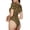 Gold Glitter Leopard, variant on Gold Glitter Pineapples Womens One Piece Swimsuits Modest Tummy Control Bathing Suits Lace Up Slimming Swim Suit-Large