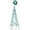Green, variant on Goplus 8 ft Ornamental Windmill, All-Weather Metal Wind Mill w/ 4 Support Legs, Decorative Weathervane for Backyard, Garden, Farm, 4 Ground Stakes Included (Red)
