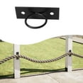 thumbnail image 2 of 5Pack Black Decorative Ring Rope Supports Holders for Rope Fencing Stair Deck Railing Wall Mounted Hanger Ceiling Hook, 2 of 6