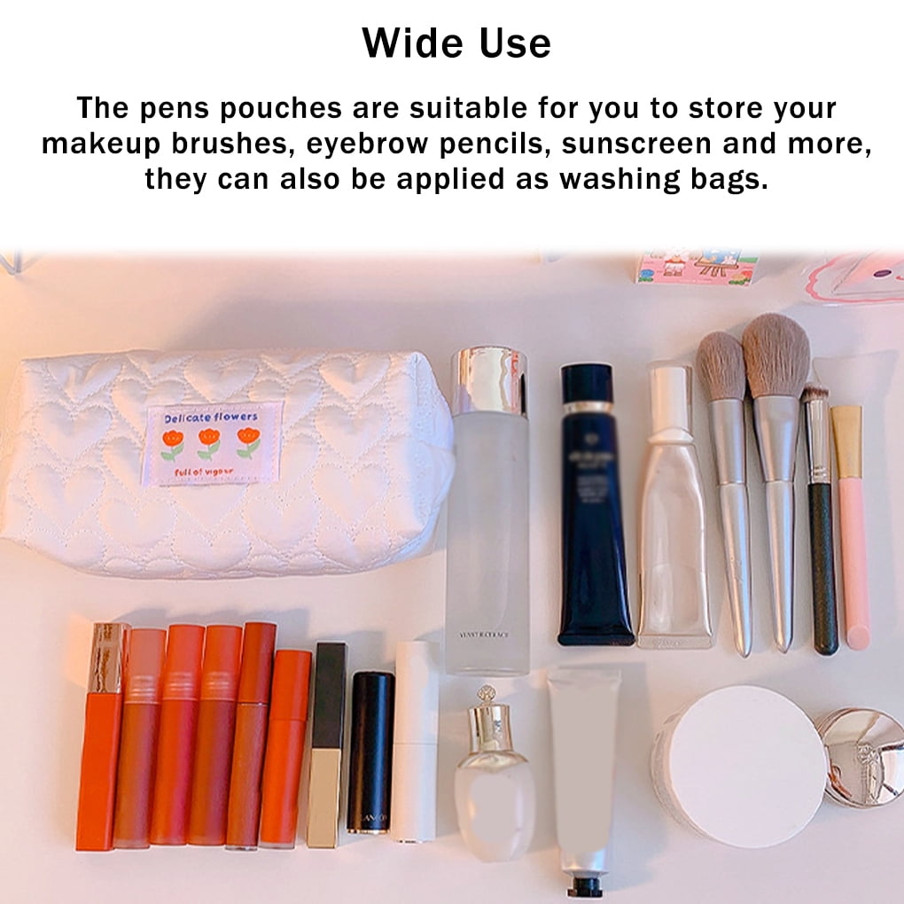 Girl Pillow Pencil Case Large-Capacity Supple Cubes-Shaped