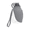 Gray, variant on Portable Dog Water Bottle with Foldable Leaf-Shaped Bowl,Leak-Proof Travel Drinker for Walking & Hiking,Outdoor Hydration Gear for Pets,4 Colors Available