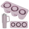 thumbnail image 3 of 2pcs Ice Cube Tray for Tumbler Cup Silicone Ice Mold with Lid for Freezer Easy Release Ice Cube Molds Reusable Ice Cube Trays for Chilling Cocktails Whiskey Drinks Juice Coffee, 3 of 11