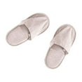 thumbnail image 3 of Meijiashe slipper Folding Travel Slippers Women Men Shoes Couples Cotton Pantufa Portable Slides Aircraft Hotel Slippers (Pink), 3 of 7