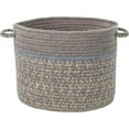 thumbnail image 1 of Rhody Rug CC48B010X008S 10 x 8 in. Casual Comfort Silvermist Banded Basket, 1 of 1