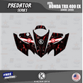 thumbnail image 2 of Kalair GFX Graphics Kit for Honda ATV TRX 400EX (2008-2016) Predator Series, 2 of 5