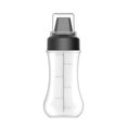 thumbnail image 2 of Squeeze Condiment Bottle, 5 Hole Nozzle Black, 1 Piece Clear Measurable Squeeze Bottle, For Ketchup Salad Dressing Sauce BBQ Camping Kitchen Outdoor Picnic, 2 of 6