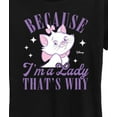 thumbnail image 3 of Disney - The Aristocats - Because Im A Lady - Women's Short Sleeve Graphic T-Shirt, 3 of 5